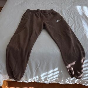 Nike Size S Chocolate Brown Joggers